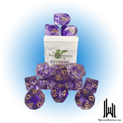 SET OF 15 DICE: DIFFUSION MAJESTY